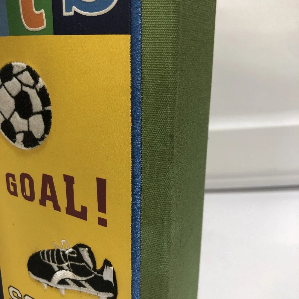 Sports‎ Textured Fabric Wall Hanging Square Hockey Baseball Football Soccer 9x9